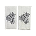thumbnail image 5 of Serafina Home Halloween Bathroom Fingertip Towels Set of 2 – 12" x 18“ Spider Web Design – Soft & Absorbent Decorative Tip Towels for Bath and Kitchen Decor, 5 of 8