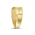 thumbnail image 3 of FB Jewels 10kt Yellow Gold Mens Round Diamond Cross Band Ring 1/20 Cttw Size 11.5, 3 of 4