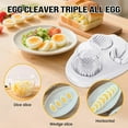 thumbnail image 4 of Cortador de huevos multifuncional elegante tres en uno, 4 of 5