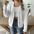 thumbnail image 2 of Women's Autumn And Winter Pearl Button Four Button Sweater Cardigan, 2 of 2