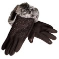 thumbnail image 3 of Guantes de invierno elegantes y calientitos para mujer MUYTU Guantes elegantes para dama, 3 of 4