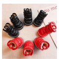 thumbnail image 4 of Juego de 4 botas de nieve cálidas de invierno para perros pequeños, impermeables, para Chihuahua, talla 2, 4 of 5