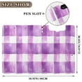 thumbnail image 3 of FORMRS A4 Clipboard Folder with Pen Holder Horizontal Foldable School Office Binder, Purple and White Pattern, 3 of 9