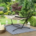 thumbnail image 5 of Afuera Living Outdoor Heavy Duty Metal Hammock Stand in Black, 5 of 9