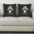 thumbnail image 3 of Set of 2 18x18in Throw Pillow Covers - Cozy House Design with Bright Window Perfect for Couch Bed or Car Decor, 3 of 8