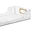 thumbnail image 3 of Estante para cosméticos de escritorio, organizador de baño, bandeja, organizador de joyas, estante multiusos para tazas y tazas para decoración de toc Blanco 1 Capa mayimx estante de almacenamiento de cosméticos, 3 of 9