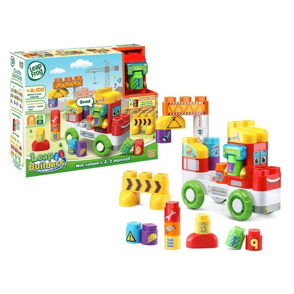 LeapFrog LeapBuilders Mon camion 1,2,3 interactif - Version française