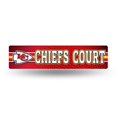 thumbnail image 1 of Rico Industries NFL Kansas City Chiefs 16 pulgadas Señal de Calle de Plástico Decorativa, 3.75 x 16 pulgadas, 1 of 3