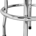 thumbnail image 2 of BIG RED Swivel Bar Stool: Padded Garage/Shop Seat with Chrome Plated Legs, Black, W6185-R, 2 of 5
