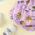 thumbnail image 4 of Zanarzt Baby Girl Clothes Newborn Infant Baby Girl Clothes Rompers Summer Jumpsuits Sleeveless Romper Infant Baby Clothes Girl Purple,18-24 Months, 4 of 5