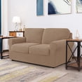 thumbnail image 2 of CHUN YI Stretch Checks Spandex Sofa Cover Separate Backrests Cushions Cover Slipcover, 2 of 5