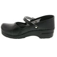 thumbnail image 3 of BJORK Marcella Mary Jane Leather Clogs (Black Cabrio, EU-36), 3 of 7