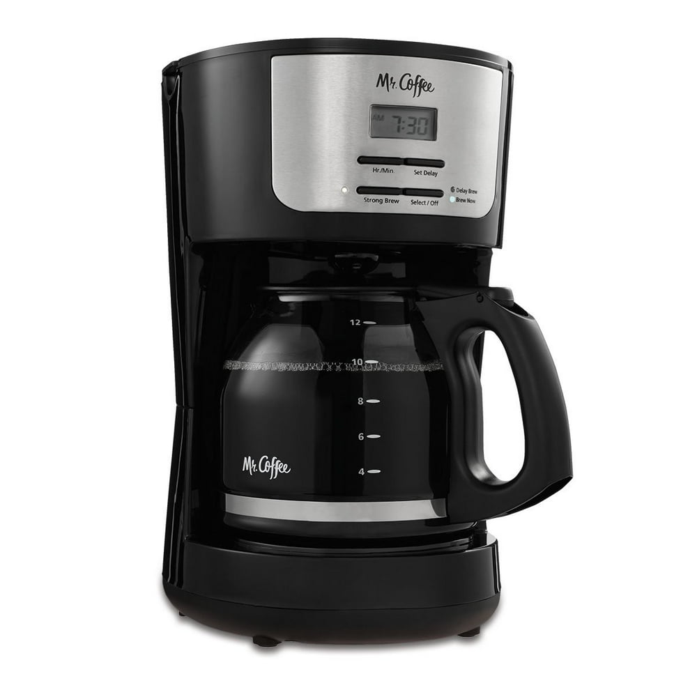 Mr. Coffee 12 Cup Programmable Coffeemaker, Black, BVMCFLX23 Walmart