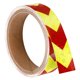 thumbnail image 1 of Cinta Reflectante Uxcell, 1 Rollo de 10 pies x 1 pulgada, Cinta Adhesiva de Seguridad Reflectora, Flecha Fluorescente Amarillo Rojo, 1 of 6