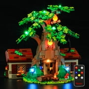 BRIKSMAX LED Lighting Kit for Winnie the Pooh Compatible with Legos 21326 Building Model, Light Set with Remote Control(Not Include the Building Set)