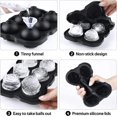 thumbnail image 2 of Ice Cube Tray, 2 inch Rose Ice Cube Trays With Covers, 6 Cavity Silicone Rose Ice Ball Maker, Easy Release Large Ice Cube Form for Chilled Cocktails, 2 of 3