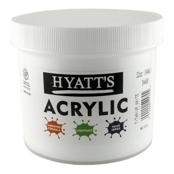 Hyatt's Acrylic 32 Oz Titanium White