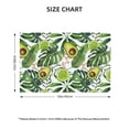 thumbnail image 4 of Placemats Set Of 4 / 6, Watercolor Green Tropical Placemats For Dining Table Indoor/Outdoors Heat Resistant Washable Placemats 18" X 12", 4 of 8