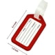 thumbnail image 2 of 10x Etiquetas Rojas para Equipaje Etiquetas para Maletas Etiquetas para Maletas, 2 of 4