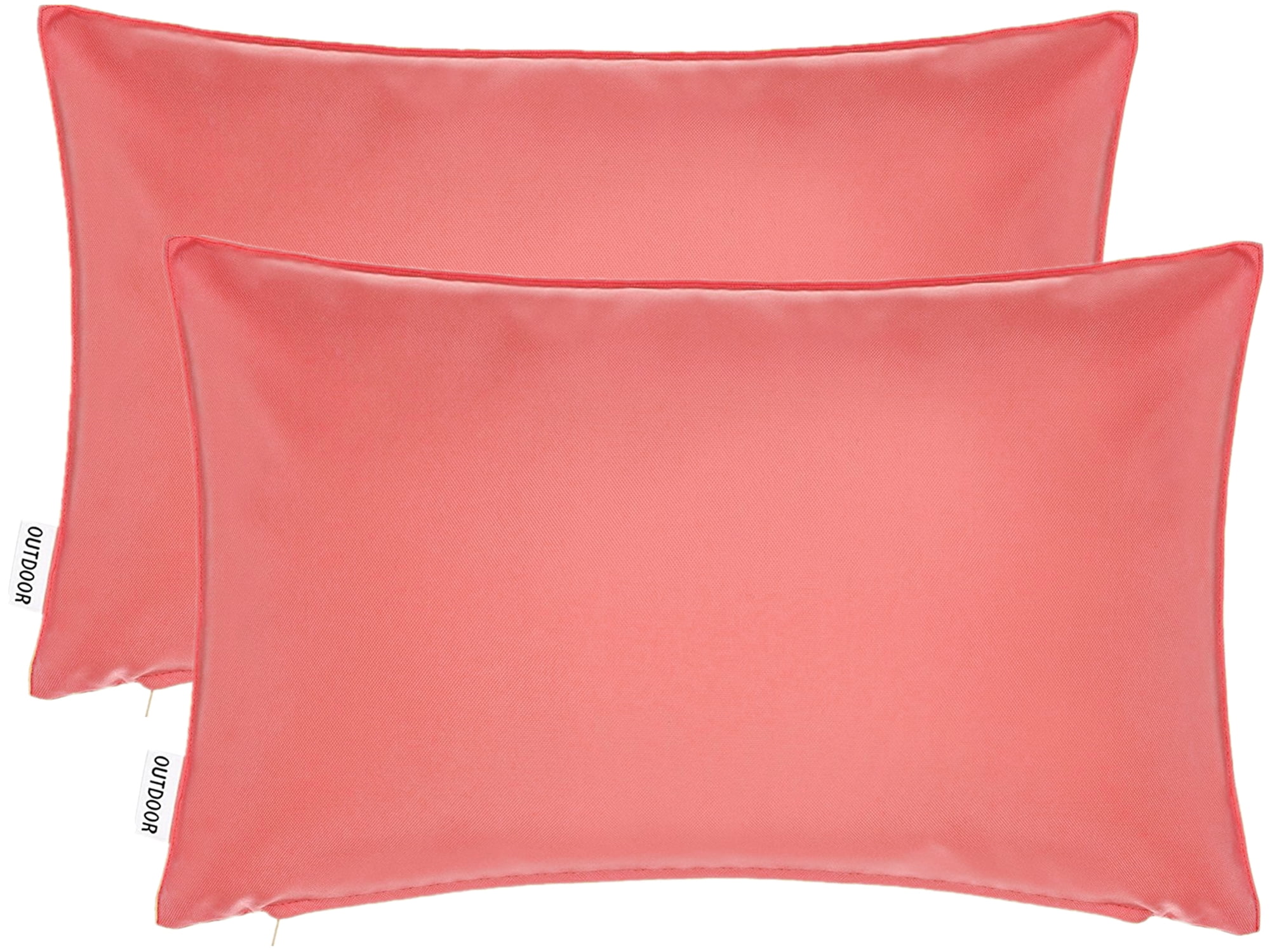 2Piece Outdoor Pillow Covers 12 x 18 inch Patio Decorative Lumbar