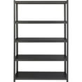 thumbnail image 4 of Lorell, 3,200 lb Capacity Riveted Steel Shelving, 1 Each, Black, 4 of 7