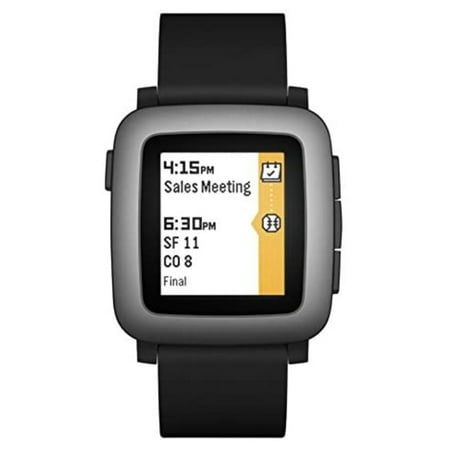 Pebble Time Smartwatch Black