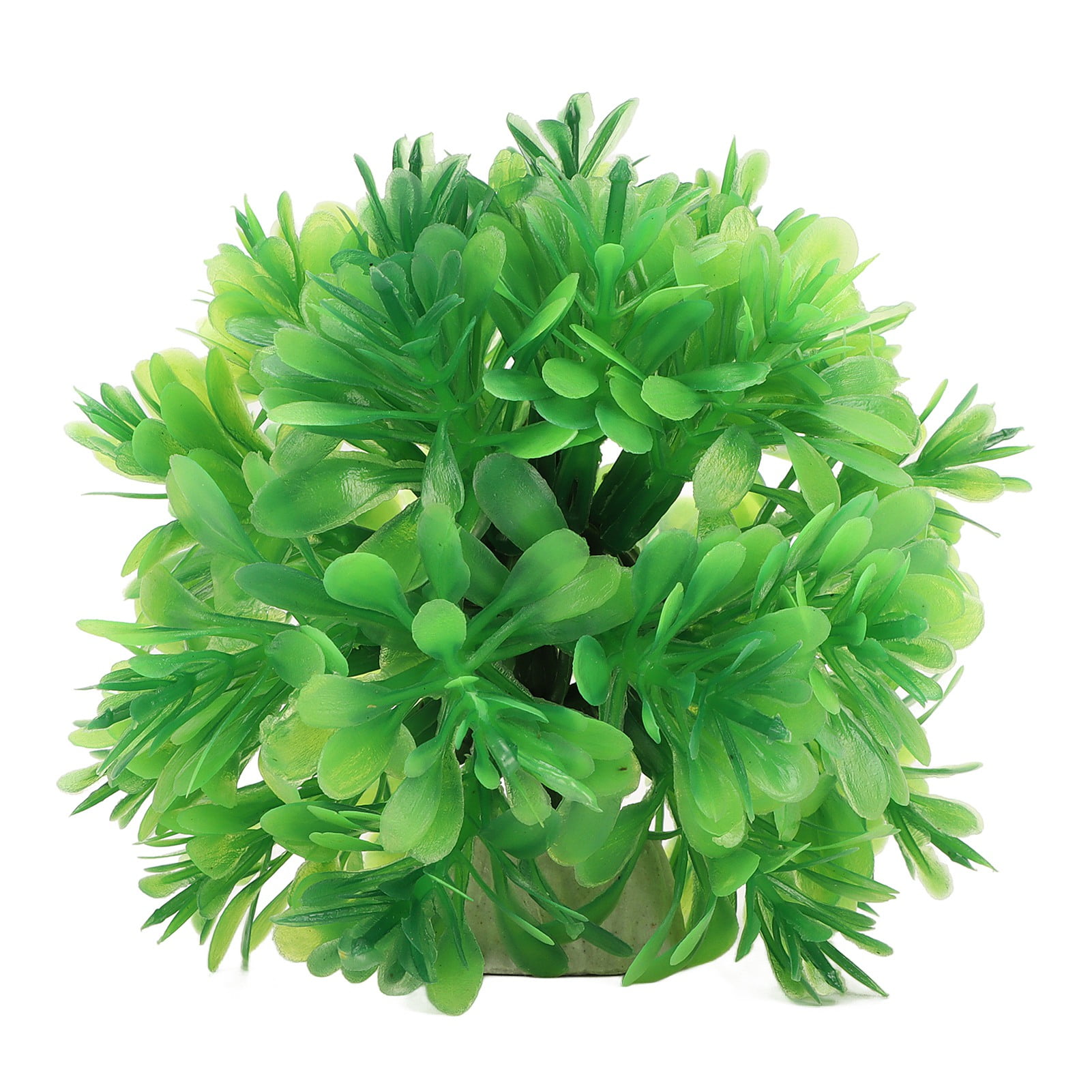 Artificial Aquarium Grass Ball Colorfast Fish Tank Plastic Grass Ball for Aquarium Fish Tank Landscaping Green