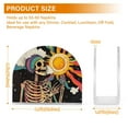 thumbnail image 4 of Yayeee Napkin Holder for Table Kitchen Paper Tissue Organization, Skeleton with Sun, 4 of 8