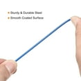 thumbnail image 3 of Uxcell Security Cable Coated Luggage Lock Wire Rope with Loop Clear Blue 1.64ft, 3 of 5