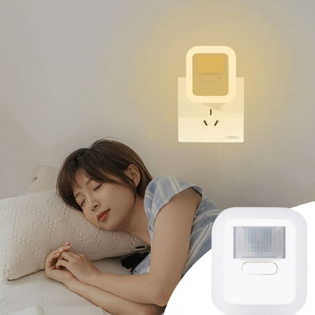 

clearance Night Lights Plug In Motion Sensor Night Light Plug Into Wall White Dimmable Plugin Nightlight For Home Hallway
