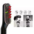 thumbnail image 4 of Portable Ceramic Beard Straightener - Quick Heated Men's Grooming Brush, Electric Styling Tool, Frizz-Free Finish, US Plug, Great Gift, 4 of 4