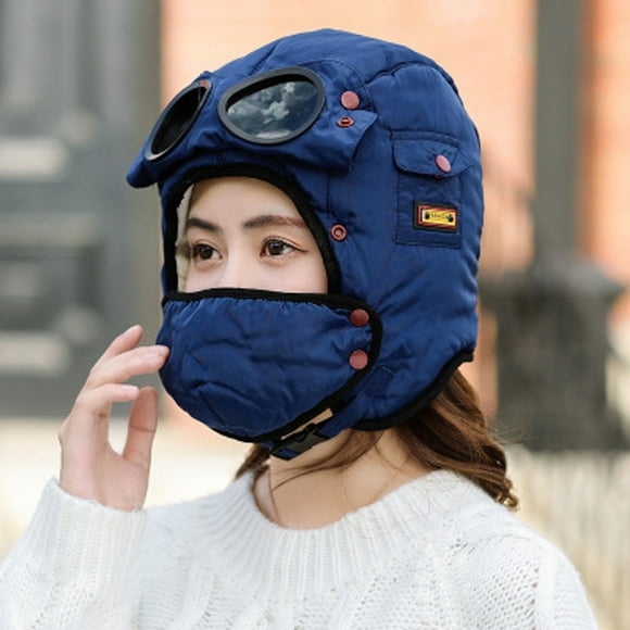 Usmixi Men Women Ski Mask Beanie Cap Knit Face Mask Winter Hunting Ear Warm Workout Hat