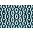 thumbnail image 1 of Ahgly Company Machine Washable Indoor Rectangle Transitional Blue Lagoon Blue Area Rugs, 4' x 6', 1 of 7
