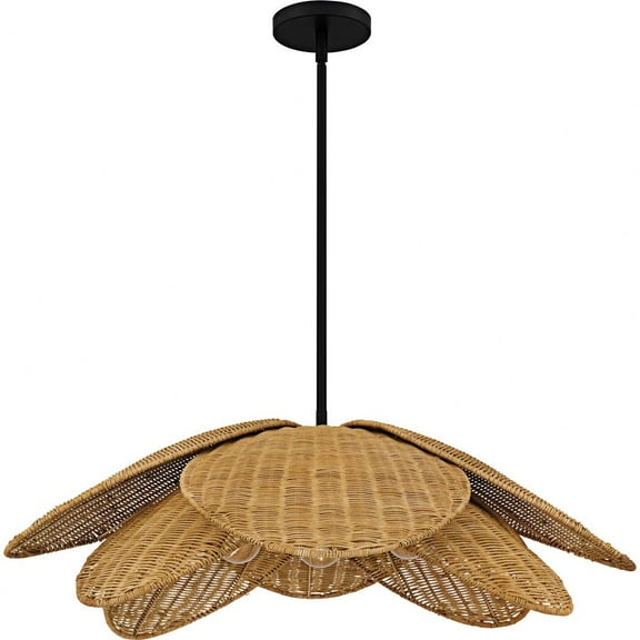 WLL2830MBK Quoizel Lighting Willa - 4 Light Pendant-10.5 Inch Tall and 30 Inch Wide