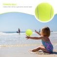 thumbnail image 4 of Miangastore 1pc 20cm Inflatable Flannel Ball Large Signature Tennis Rubber Ball for Children Outdoor Sports, 4 of 8
