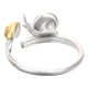 thumbnail image 3 of Anillo de hongo y caracol, anillo abierto ajustable, anillo estético, anillo llamativo para mujer., 3 of 7