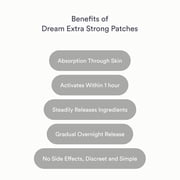 Kind Patches Dream Patches with Melatonin Extra Strong, 4 count