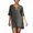 Dark Gray 03, variant on Easter Dress Boho Beach Vacation Tassel Mini Dress, Notch V Neck Cold Shoulder Cutout Short Sleeve Loose Shift Cover Up Dress Cocktail Dresses for Women