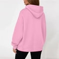 thumbnail image 6 of XUANTAOO Womens Zip Up Hoodie Oversized Sweatshirt Fleece Jackets Long Sleeve Coats Casual Spring Fall Womens Sweatshirts, 6 of 8