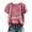 Hot Pink, variant on JULMCOMO Womens Breast Cancer Awareness Shirts Crew Neck Pink Floral Print Breast Cancer Shirts Short Sleeve Casual Soft Graphic Tees Pink XL