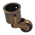 thumbnail image 1 of FAGINEY Ronde Tasse Roulette en Alliage de Zinc Vintage Mat Exquise Robuste Stable Roue Silencieuse Dia Pivotant, Roue Dia Pivotant, Tasses de Roulette de Meubles, 1 of 8
