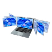 14 inches Laptop Expansion Screen FHD Portable Tri-screen Monitor with 1 Cable for 2 Displays for Windows, MacOS for 15-17.3 inch Laptop