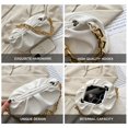 thumbnail image 3 of Women's Chain Bag Cloud Shaped Dumpling Clutch Wallet Pleated Shoulder Handbag Chain Bag, 3 of 5