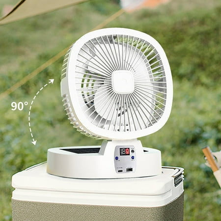 

Air Coolers For Room Portable Upgraded Outdoor Fan Convenient High Wind Folding Fan Charging Wireless Night Light Fan