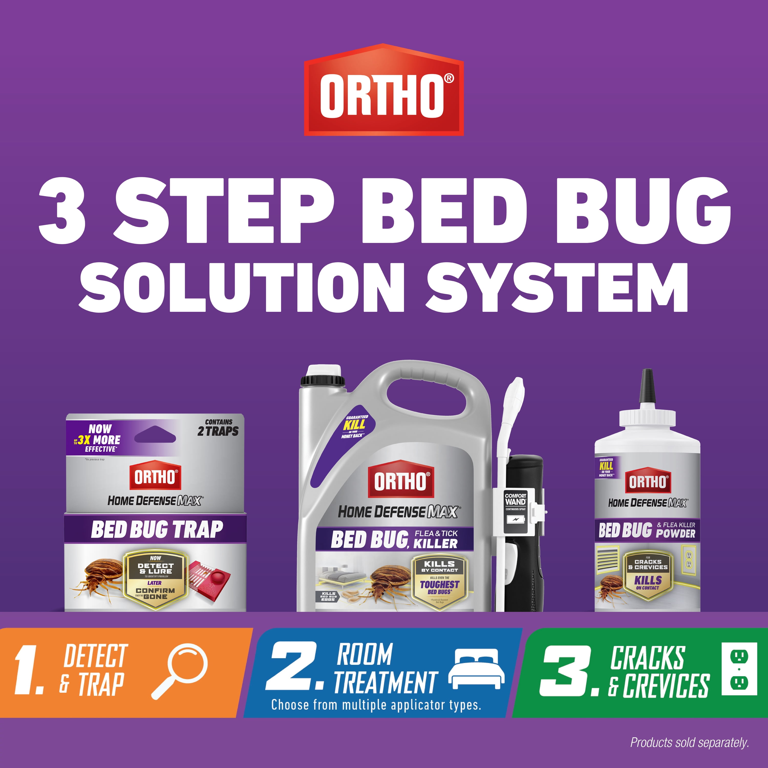 Ortho Home Defense Max Bed Bug Flea and Tick Killer with Comfort Wand 1 gal. Walmart