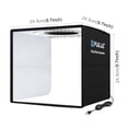 thumbnail image 2 of de Carpa de Luz para ía Plegable Brillante de 25 Cm con 6 Fondos para Ahorrar Espacio Sunnimix Mini caja de luz de estudio plegable, 2 of 8