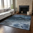 thumbnail image 6 of Addison Rugs Mayfield Washable Transitional Modern Blue Rectangle Rug, 10' x 14', 6 of 6
