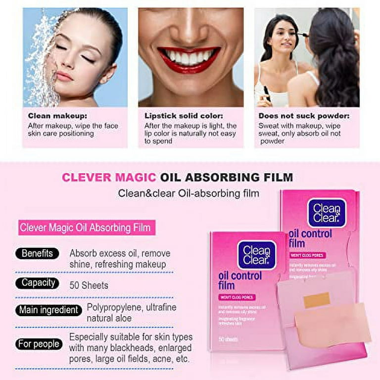 50 Sheets/pack Oil Control Film Makeup Facial Face Clean Oil