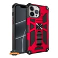 thumbnail image 2 of For Apple iPhone 13 Mini (5.4") Built in Magnetic Kickstand, Military Hybrid Bumper Heavy Duty Dual Layers Rugged Protective Phone Case Cover by Xpression [Red], 2 of 7