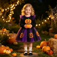 thumbnail image 2 of Shadoumai Toddler Girl Halloween Tulle Dress Long Sleeve Cat Tutu Dresses | Kids Girls Halloween Tulle Tutu Dress, Casual Halloween Party Outfits, Funny Cute Dress Up, Fall Summer Clothes, 2 of 8